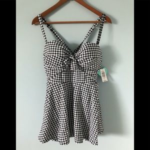 Torrid Retro Plaid One Piece Swimsuit